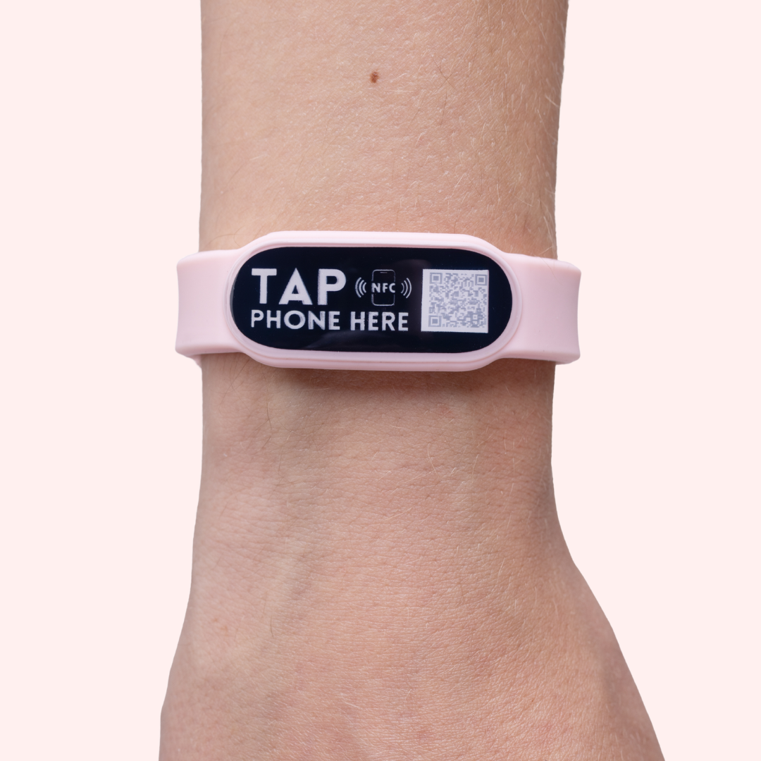 Emergency Wristband Set for Adult + Child - obrazek 2